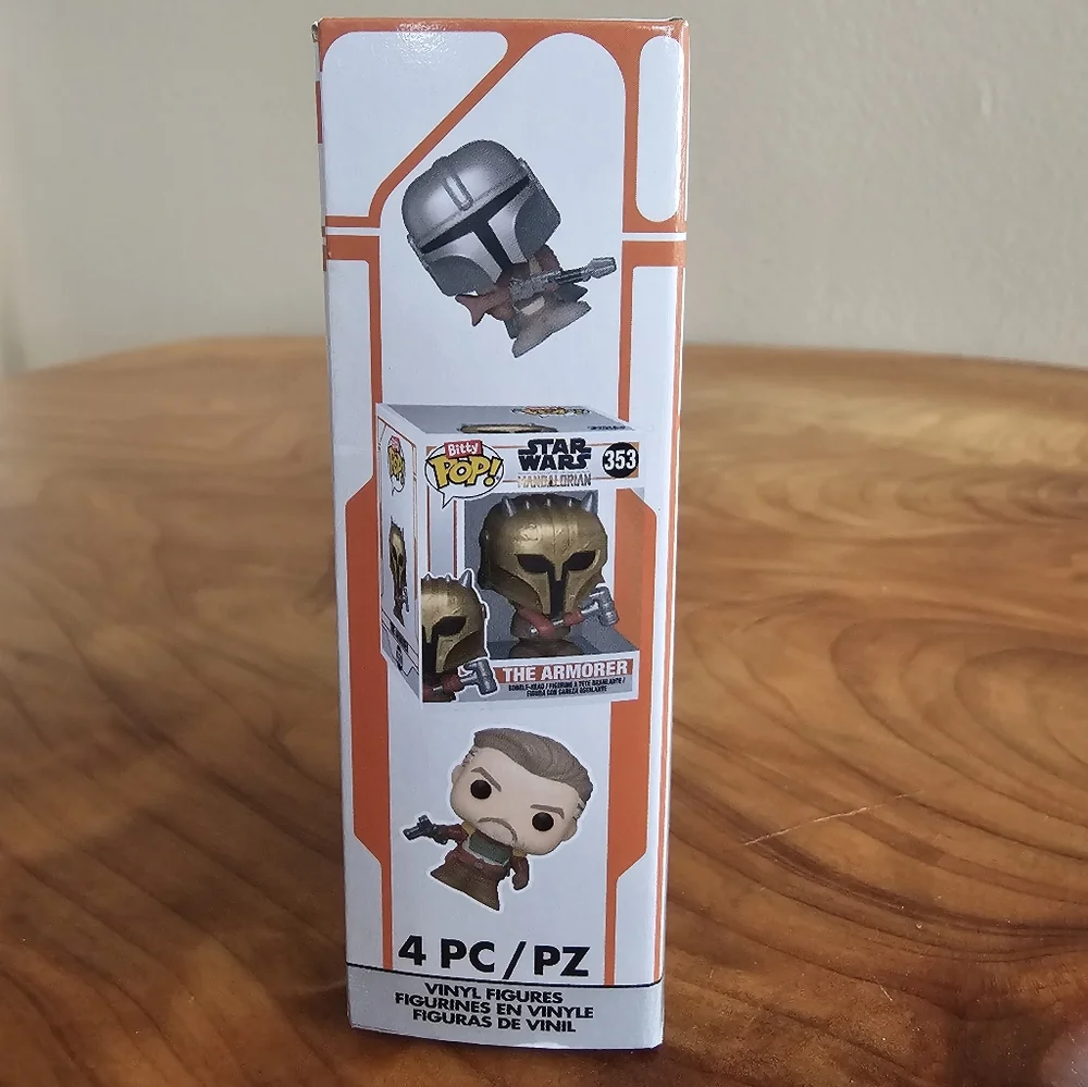Funko Bitty Pop! Star Wars 4-Pack - White Box with Multicolor Figures - Picture 4 of 7